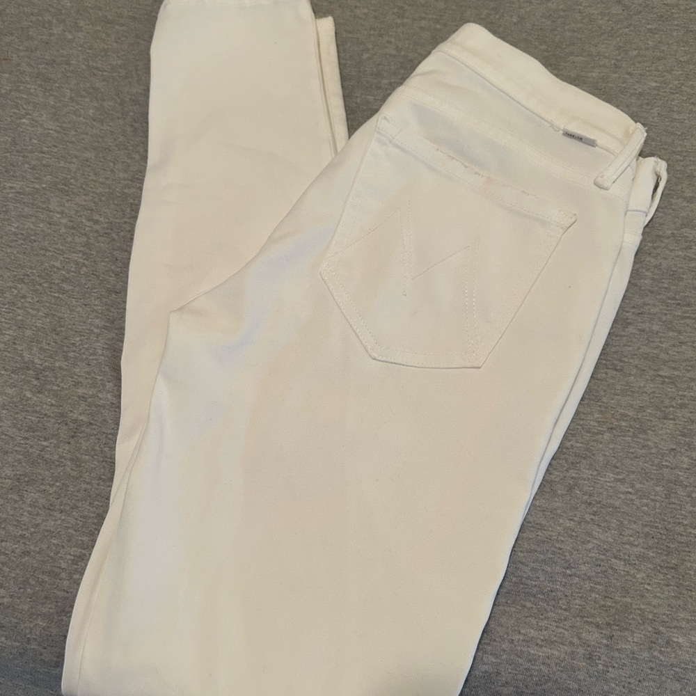 MOTHER White Skinny Jeans Modern Fit